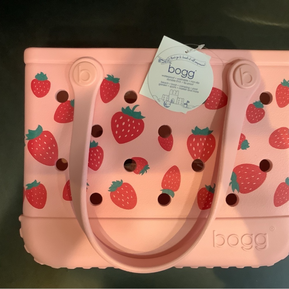 Bogg Bag Bitty Strawberry Print (discontinued)